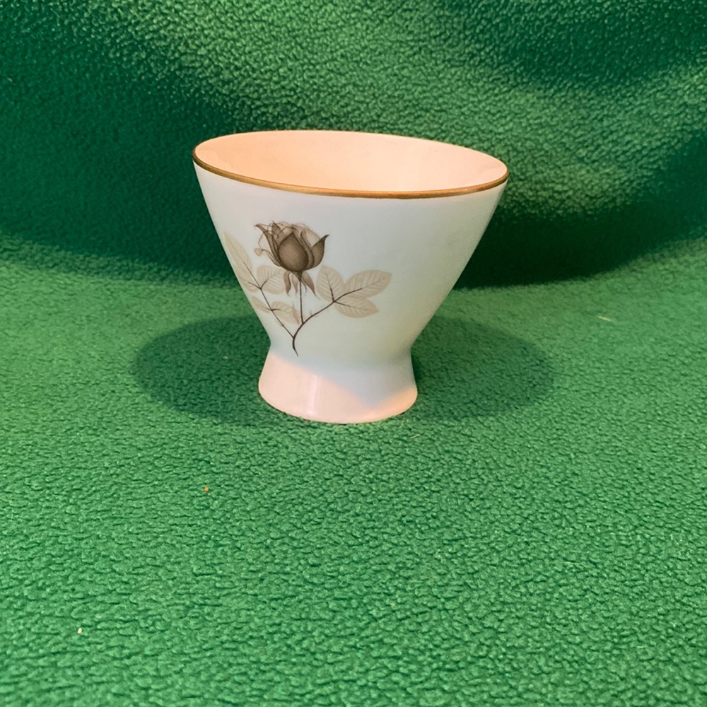 Vintage Rosenthal Shadow Rose Sugar Bowl No Lid